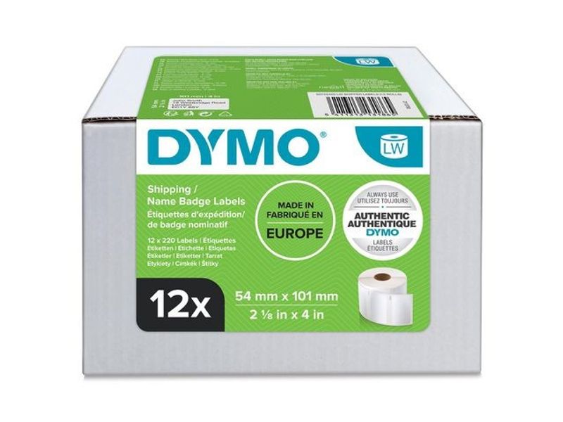 Etikett DYMO S0722420 101x54mm 12rl/fp