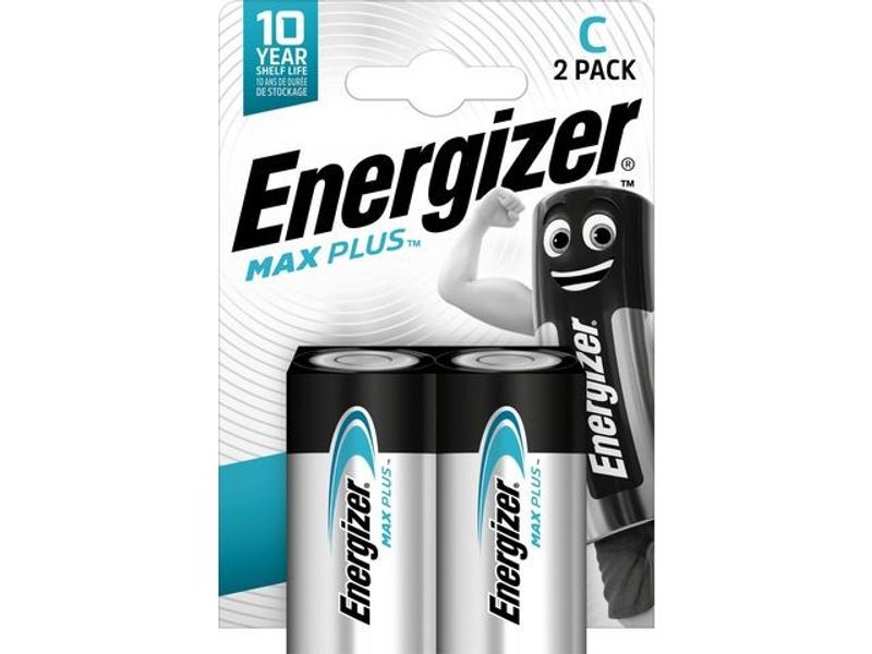 Batteri ENERGIZER Max Plus C 2/fp