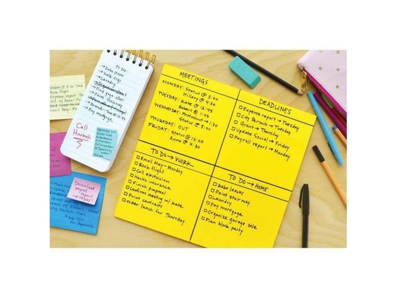 Notes POST-IT SS 279x279mm gul