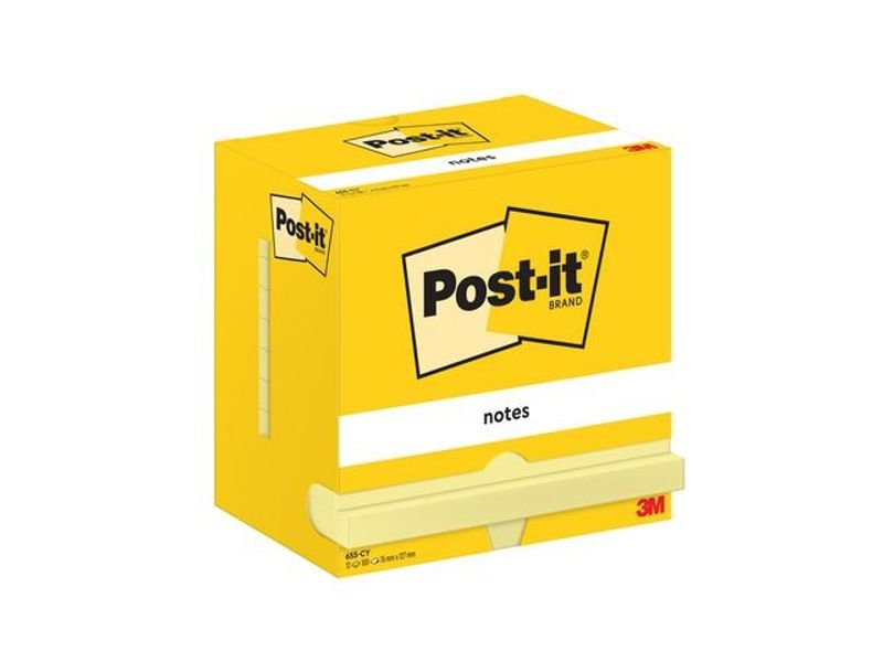 Notes POST-IT 76x127mm gul