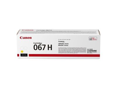 Toner CANON 067H 2,35K gul