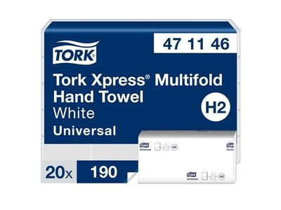 Handduk TORK Uni H2 Xpress 3800/fp