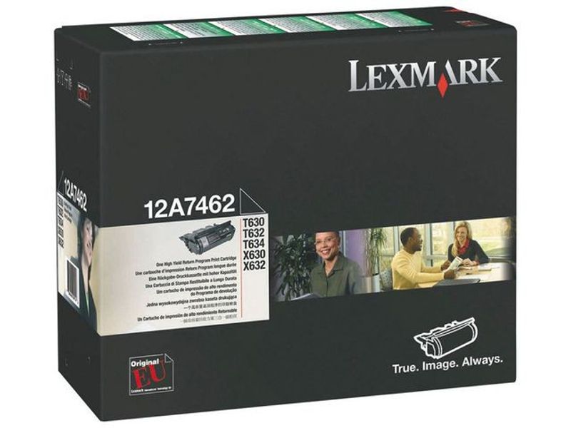 Toner LEXMARK 12A7462 1,5K svart