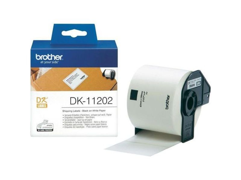 Etikett BROTHER DK11202 62x100mm 300/fp