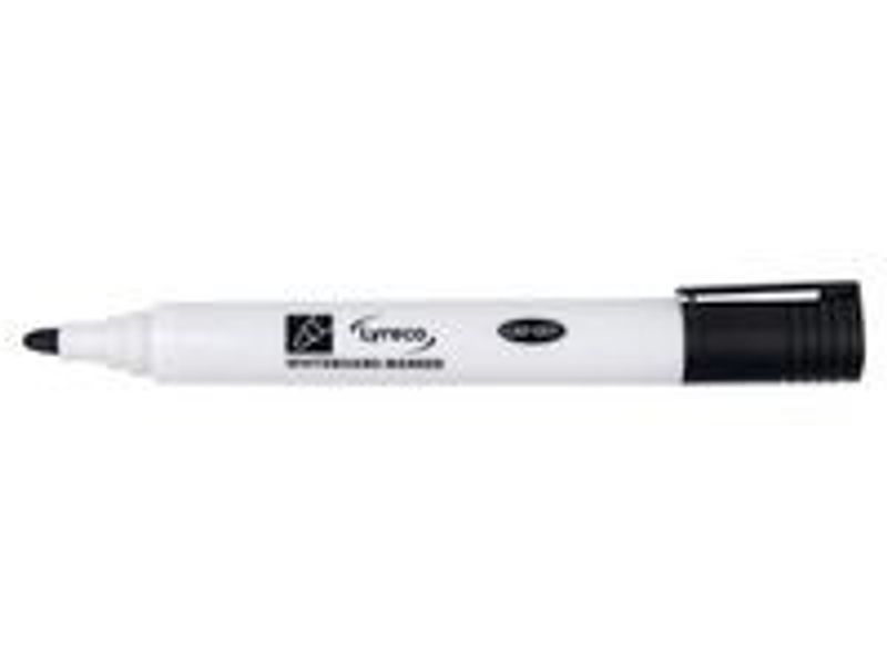 Whiteboardpenna LYRECO drywipe rund sva