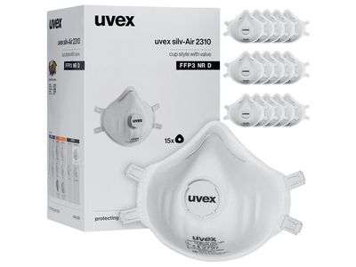 Andningsskydd UVEX C2310 FFP3 vent.15/fp