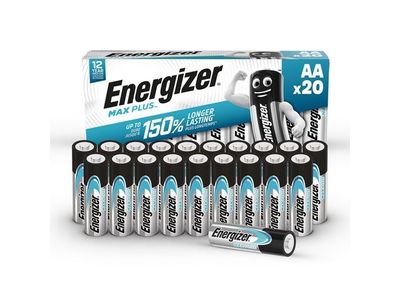 Batteri ENERGIZER Max Plus AA 20/fp