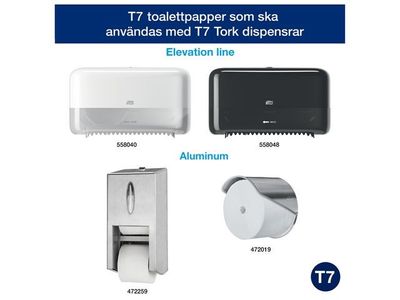 Toalettpapper TORK Adv T7 natur 36/fp