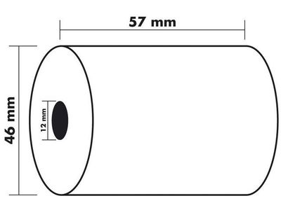 Thermorulle bisf.fri 57x46x12mm 24m