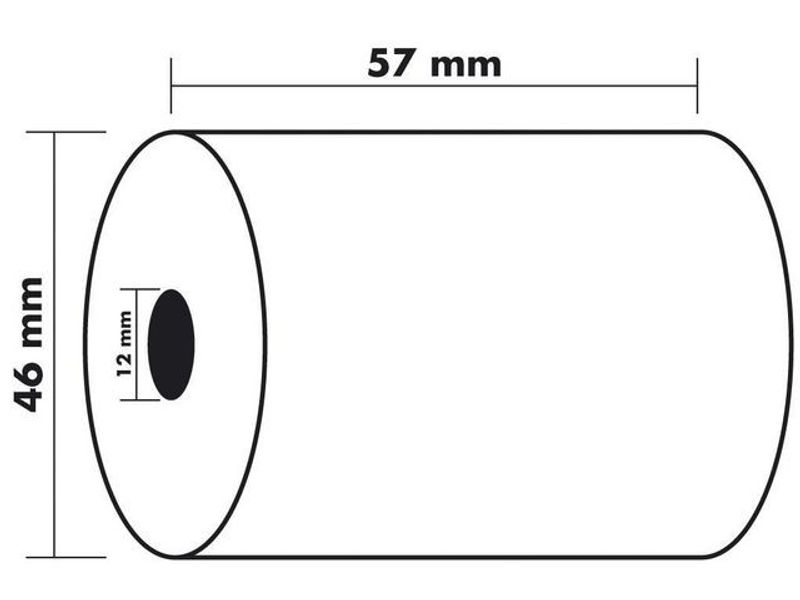 Thermorulle bisf.fri 57x46x12mm 24m