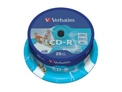 CD-R VERBATIM Print Spindel 25/fp