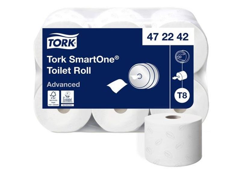 Toalettpapper TORK Adv T8 2-lag 6/fp