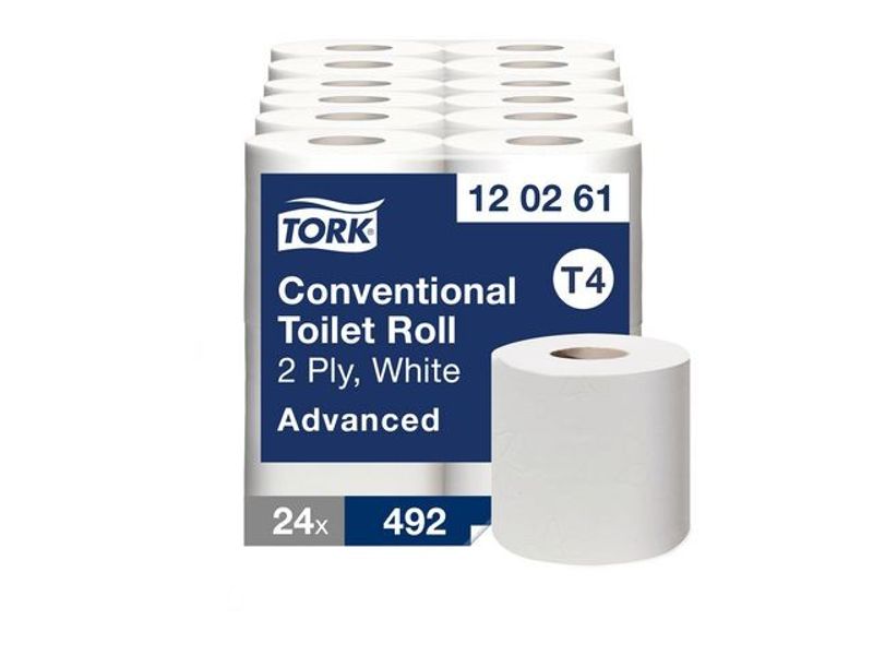 Toalettpapper TORK Adv T4 2-lag 4/fp