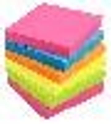 Notes LYRECO standard 75x75mm neon 6/fp