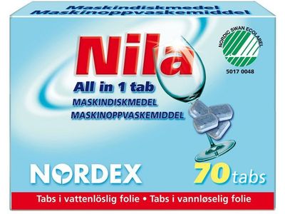 Maskindisk NILA All in 1 tab. 70/fp