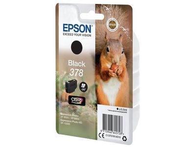 Bläckpatron EPSON C13T37814010 svart