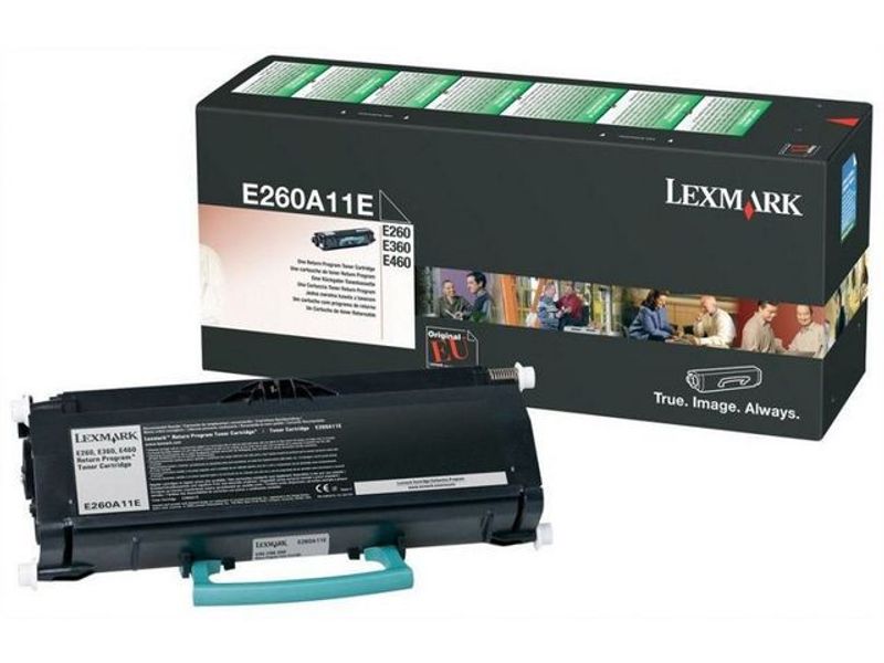 Toner LEXMARK E260A11E 3,5K svart