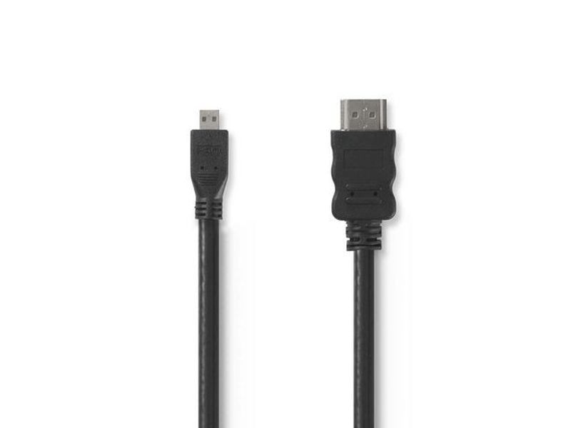 Kabel NEDIS HDMI - HDMI Micro 1,5m svart