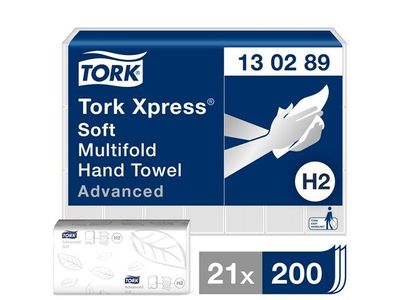 Handduk TORK Adv H2 Xpress 3780/fp