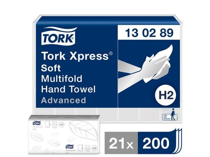 Handduk TORK Adv H2 Xpress 3780/fp