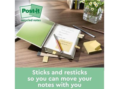 Notes POST-IT SS 76x76mm rec gul 4/fp