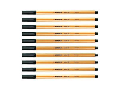 Fineliner STABILO Point 88 svart