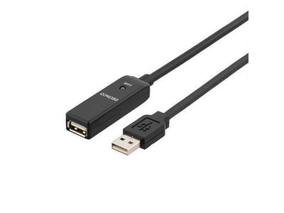 Kabel DELTACO USB aktiv förlängning 10m