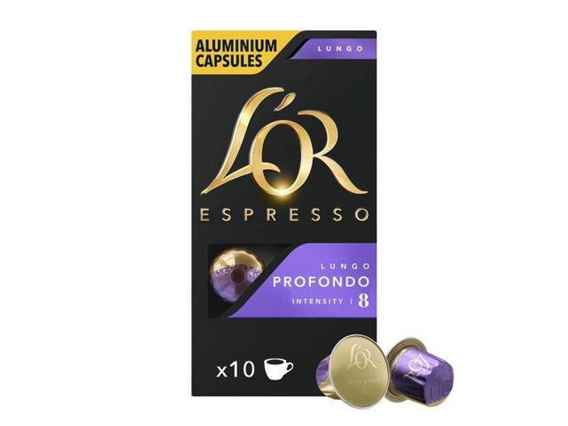 Kaffekapslar LOR LUNGO 8 PROFONDO 10/fp