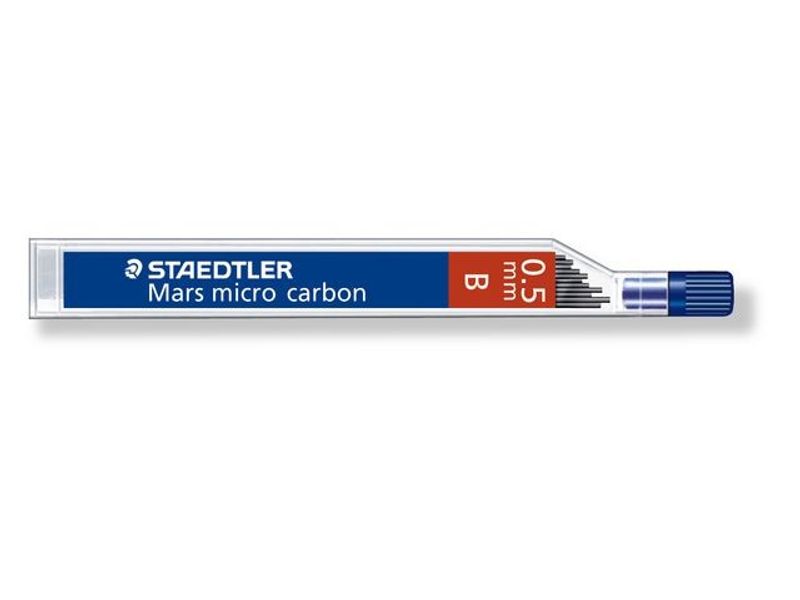 Reservstift STAEDTLER 0,5mm B 12/fp