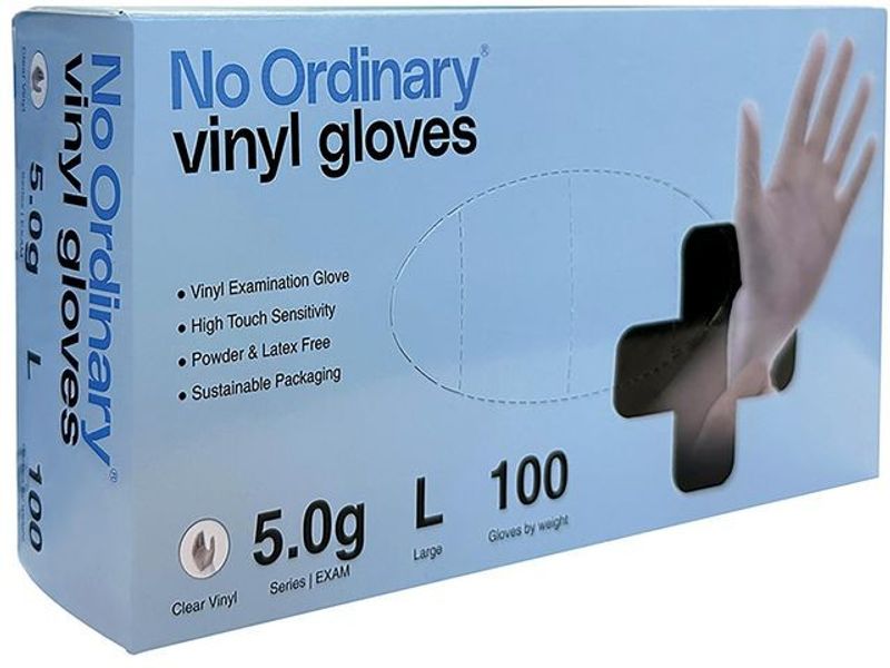 Vinylhandske NO ORDINARY f-fri L 100/fp