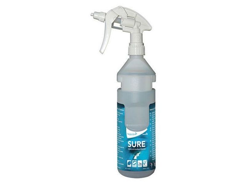 Sprayflaska SURE Int&SurfCl tom 750ml