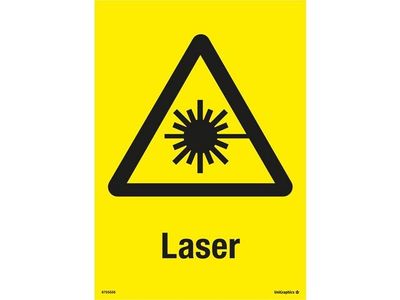 Skylt Laser A4 Plast