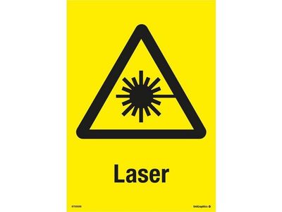 Skylt Laser A4 Plast