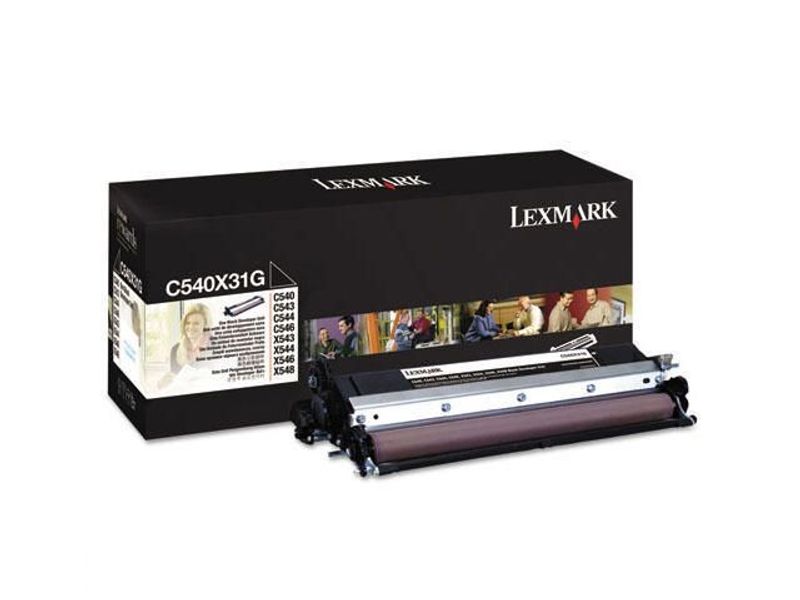 Developer LEXMARK C540X31G 30K svart