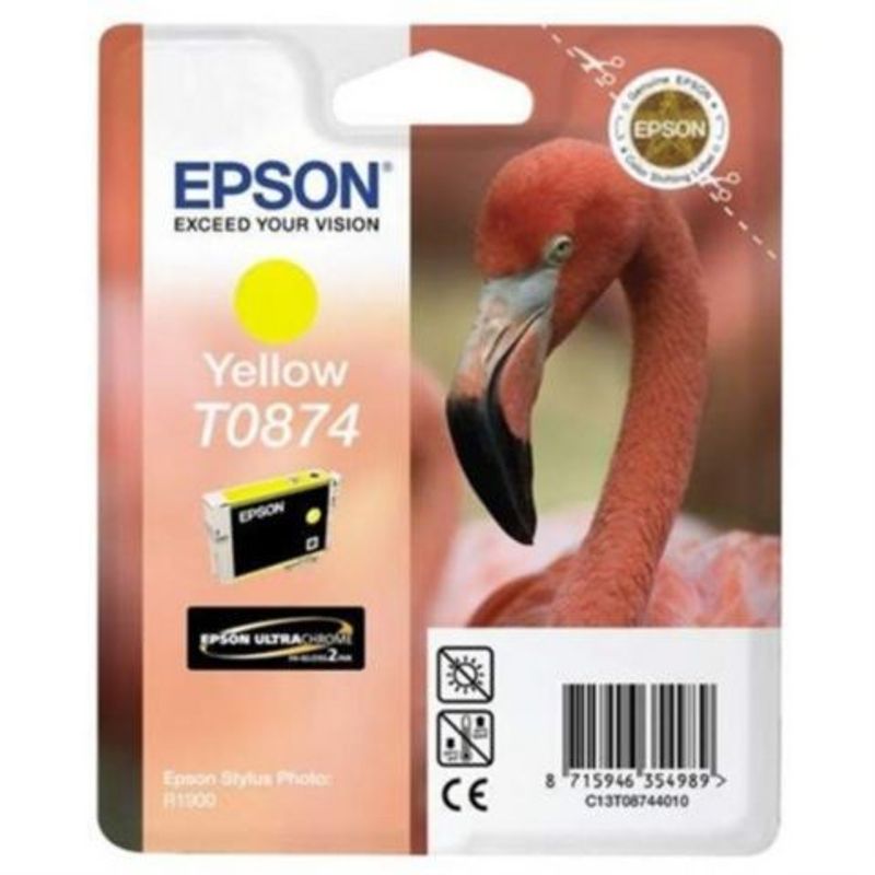 Bläckpatron EPSON C13T08744010 gul