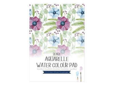 Akvarellblock pad A4 200g 20blad