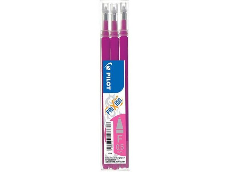 Refill PILOT Frixion 0,5mm rosa 3/fp