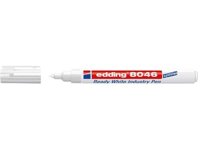 Märkpenna EDDING 8046 industri 1-3mm vit