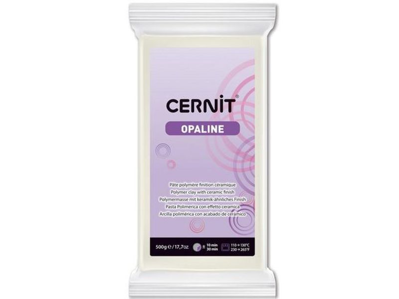 Cernit Opaline 010 Vit 500 gram