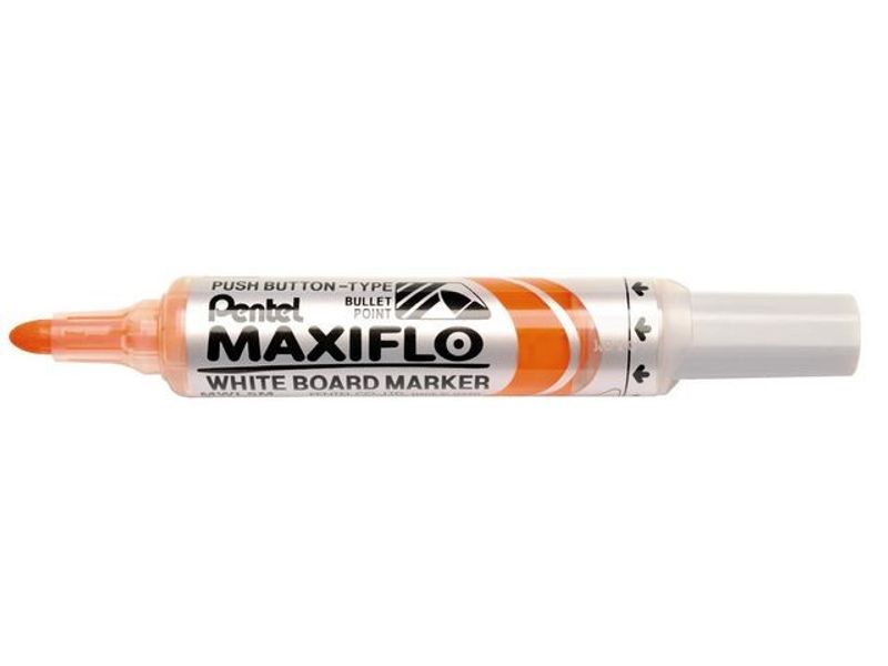 Whiteboardpenna PENTEL Maxiflo rund ora