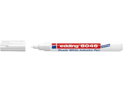 Märkpenna EDDING 8046 industri 1-3mm vit