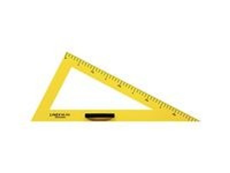 Taveltriangel LINEX 30/60 50cm plast gul