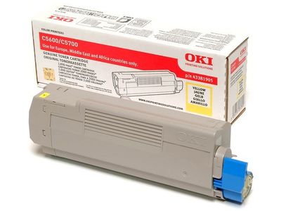 Toner OKI 43381905 2K gul