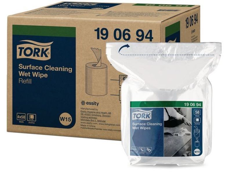 Refill TORK våtduk Pre W15 Yta 58/fp