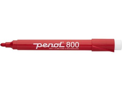 Whiteboardpenna PENOL 800 rund röd