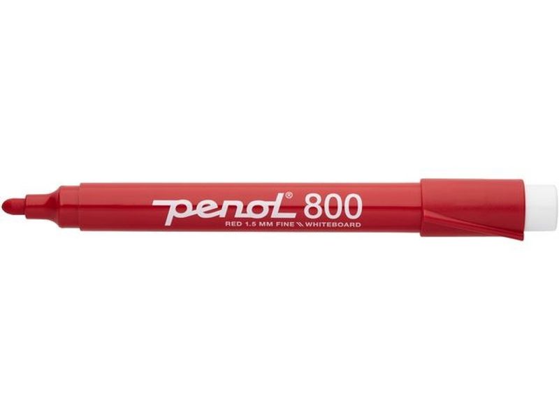 Whiteboardpenna PENOL 800 rund röd