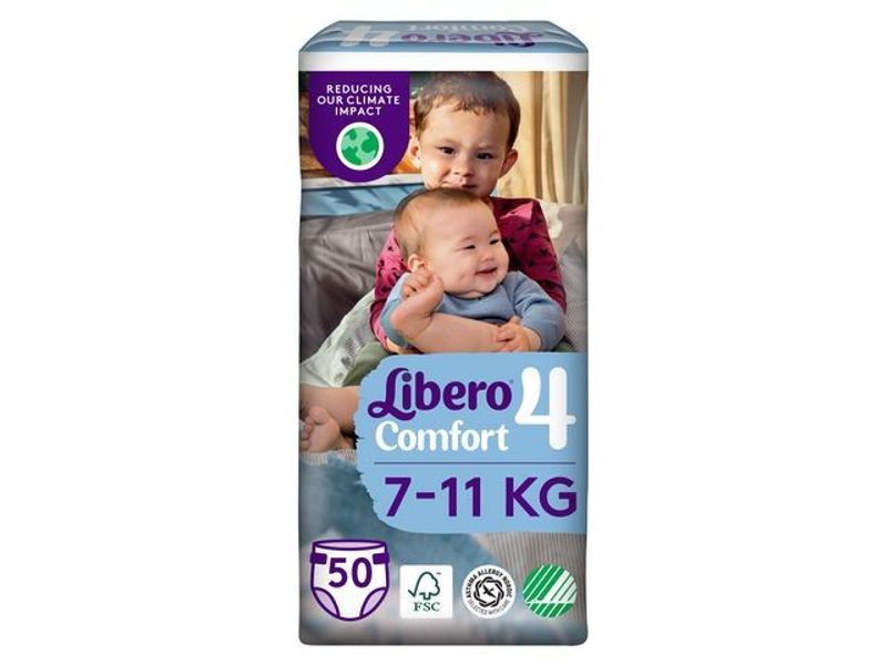 Blöja LIBERO Comfort S4 7-11kg 50/fp
