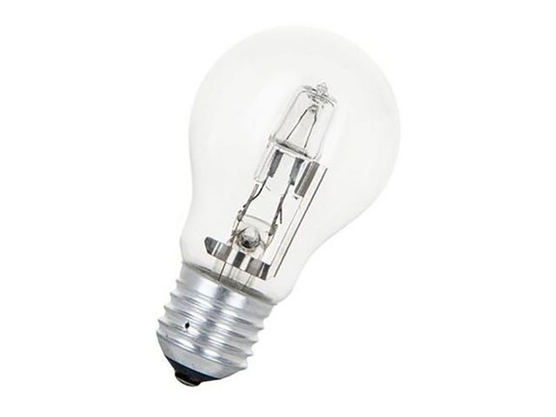 Halogenlampa Normal E27 230V Klar 28W