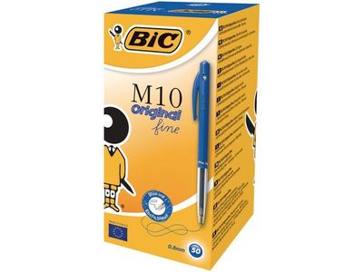 Kulpenna BIC Clic M10 0,7 blå