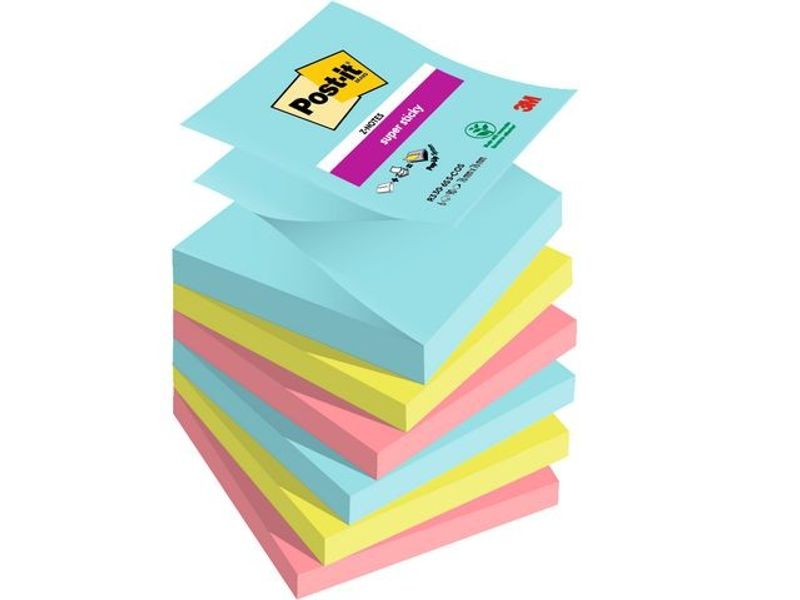 Notes POST-IT Z-block Cosmi 76x76mm 6/fp